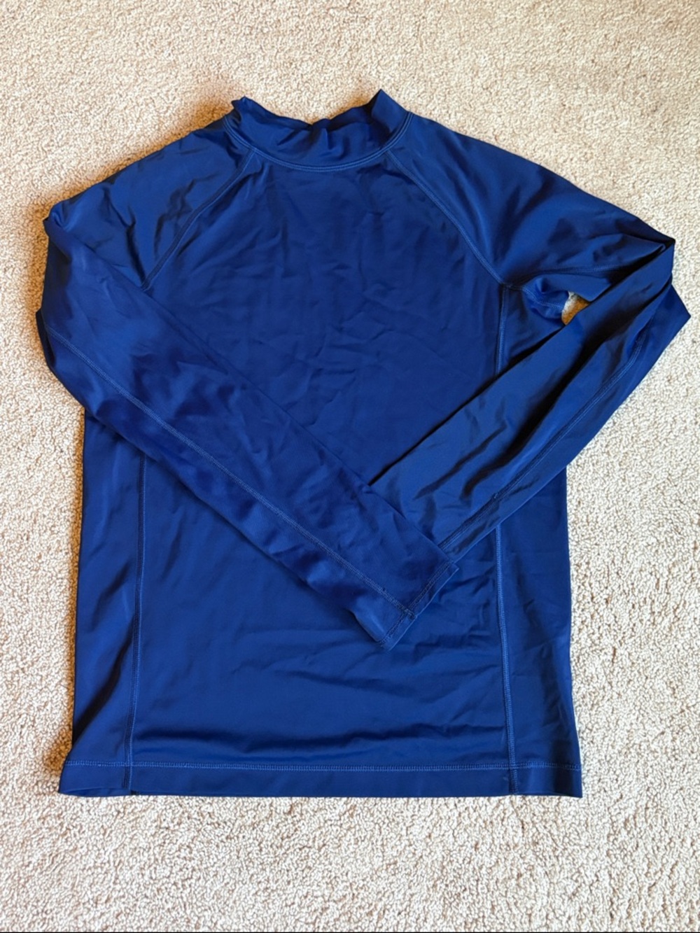 Lands' End 14/16 kids navy Long-Sleeve Rash Guard
